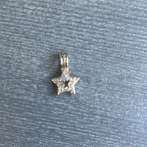 John Medeiros gold & diamond star pendant